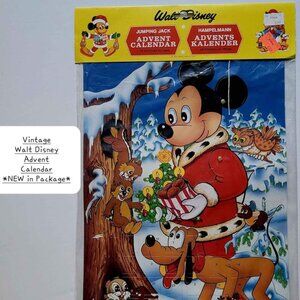 Vintage Walt Disney Advent Calendar *NEW in Package*